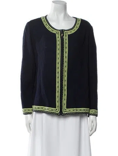 Pre-owned St John Evening Jacket In Blue