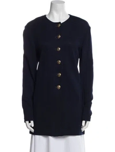Pre-owned St John Evening Jacket In Blue