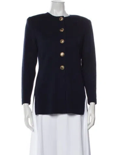 Pre-owned St John Evening Jacket In Blue