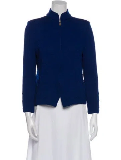 Pre-owned St John Evening Jacket In Blue