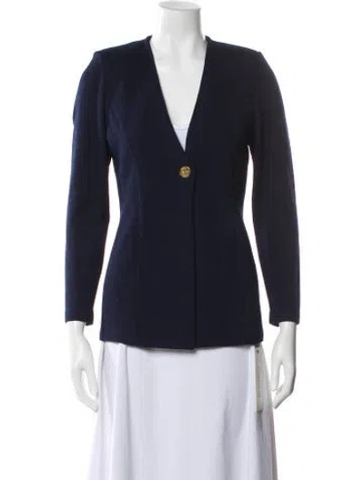 Pre-owned St John Evening Jacket In Blue