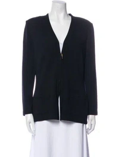Pre-owned St John Evening Jacket In Blue