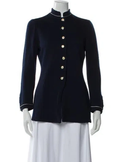 Pre-owned St John Evening Jacket In Blue