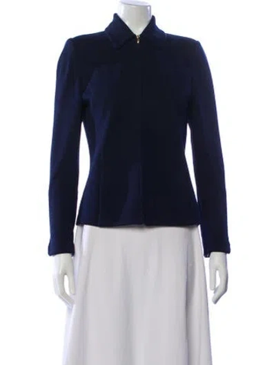 Pre-owned St John Evening Jacket In Blue