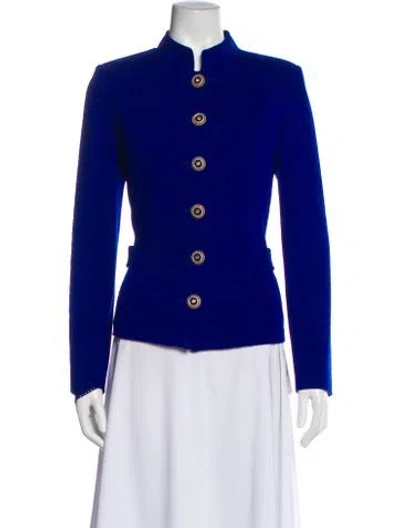 Pre-owned St John Evening Jacket In Blue