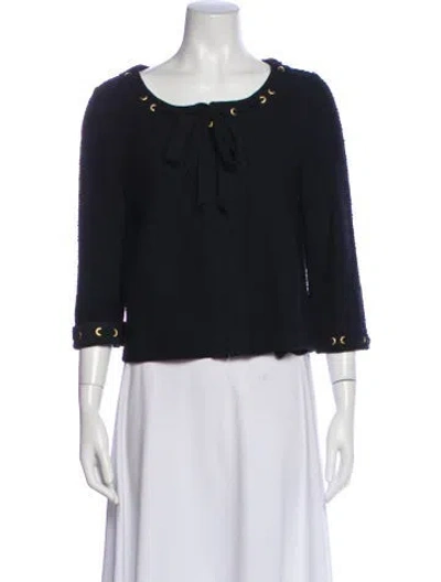 Pre-owned St John Evening Jacket In Blue