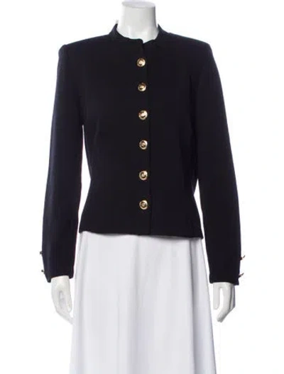 Pre-owned St John Evening Jacket In Blue