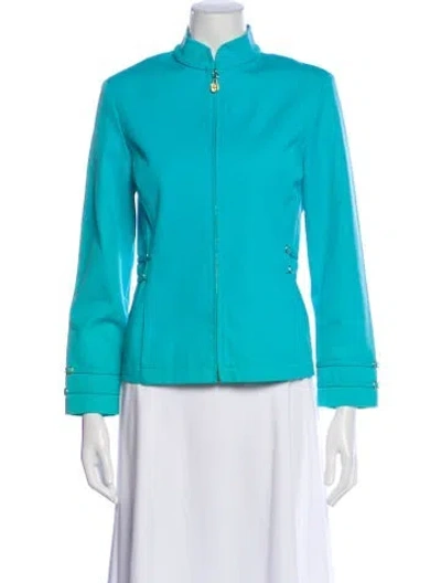 Pre-owned St John Evening Jacket In Blue