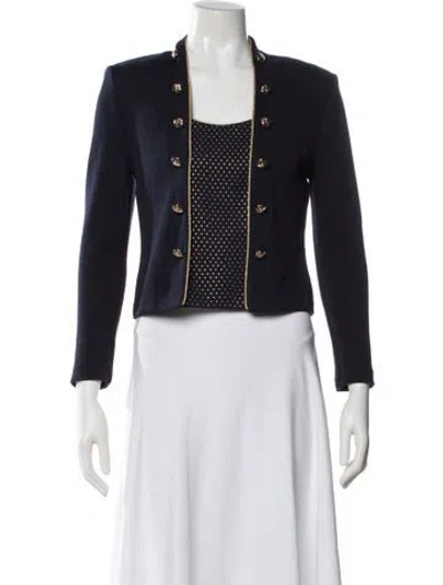 Pre-owned St John Evening Jacket In Blue
