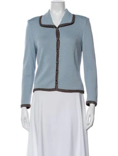 Pre-owned St John Evening Jacket In Blue