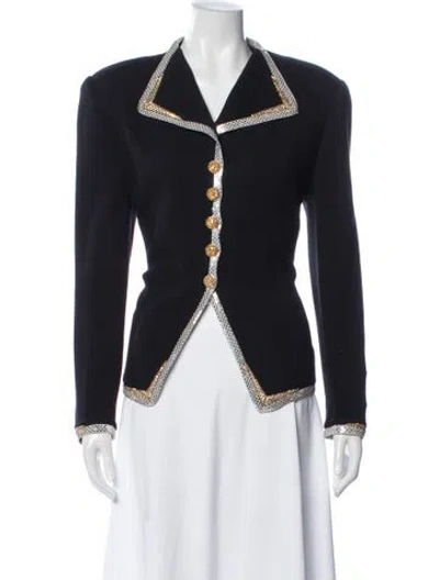 Pre-owned St John Evening Jacket In Blue