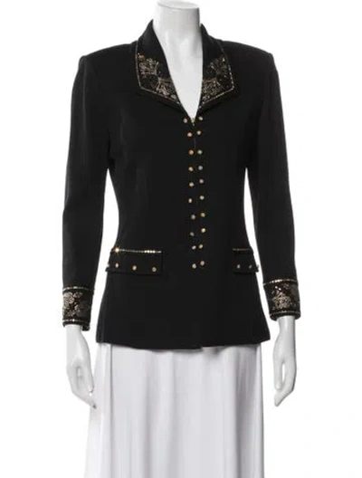 Pre-owned St John Evening Jacket In Blue