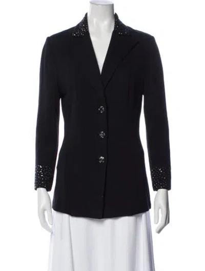 Pre-owned St John Evening Jacket In Blue