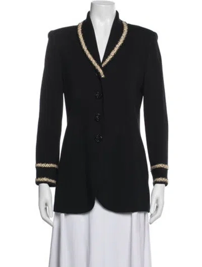Pre-owned St John Evening Jacket In Blue