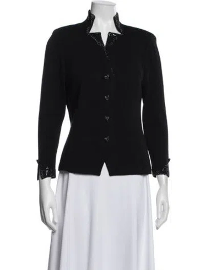 Pre-owned St John Evening Jacket In Blue