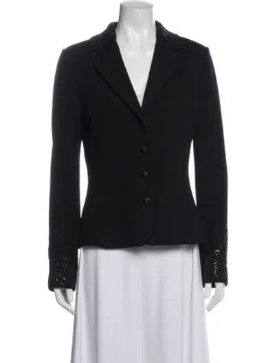 Pre-owned St John Evening Jacket In Blue