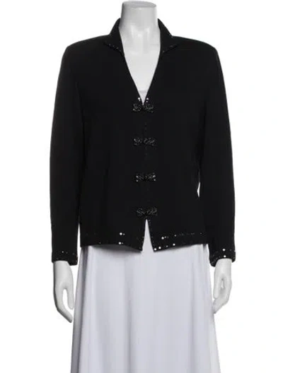 Pre-owned St John Evening Jacket In Blue