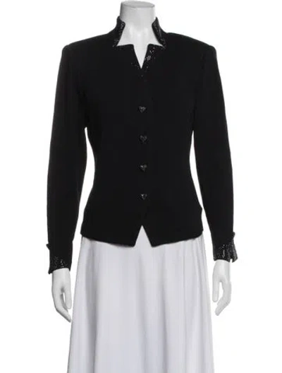 Pre-owned St John Evening Jacket In Blue