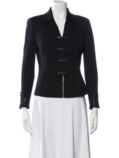 Pre-owned St John Evening Jacket In Blue