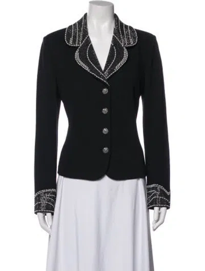 Pre-owned St John Evening Jacket In Blue
