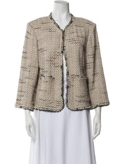 Pre-owned St John Evening Jacket In Brown