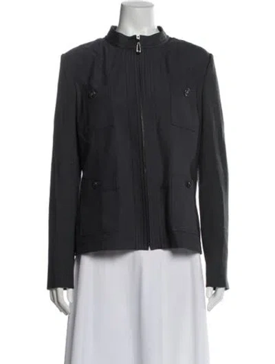 Pre-owned St John Evening Jacket In Gray