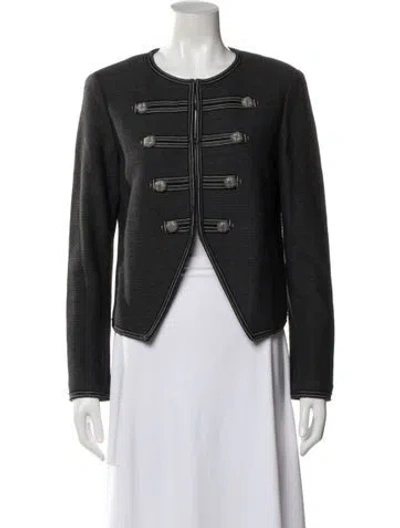 Pre-owned St John Evening Jacket In Gray