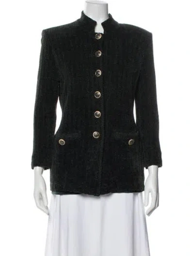 Pre-owned St John Evening Jacket In Green