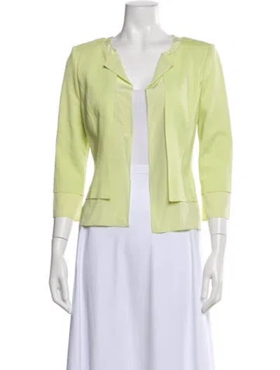 Pre-owned St John Evening Jacket In Green