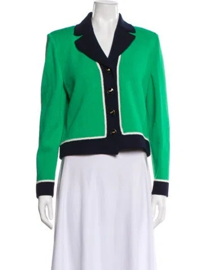 Pre-owned St John Evening Jacket In Green