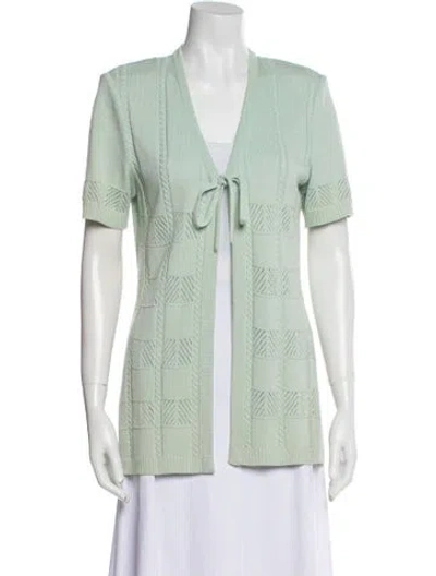 Pre-owned St John Evening Jacket In Green