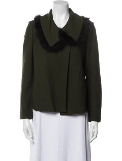 Pre-owned St John Evening Jacket In Green