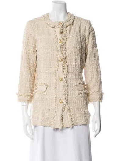 Pre-owned St John Evening Jacket In Neutral
