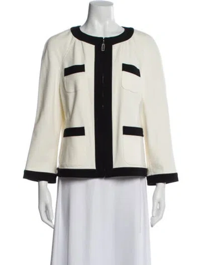 Pre-owned St John Evening Jacket In Neutral