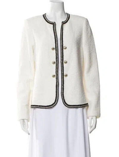 Pre-owned St John Evening Jacket In Neutral