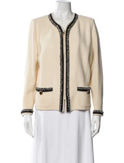 Pre-owned St John Evening Jacket In Neutral