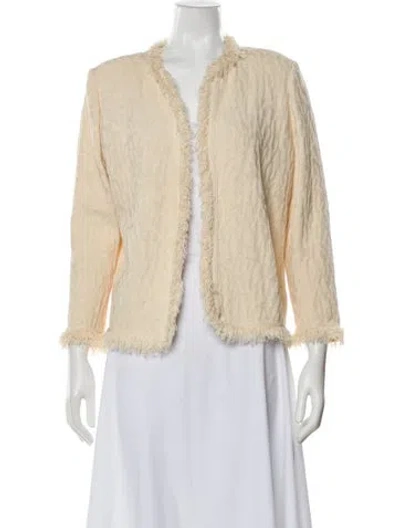 Pre-owned St John Evening Jacket In Neutral
