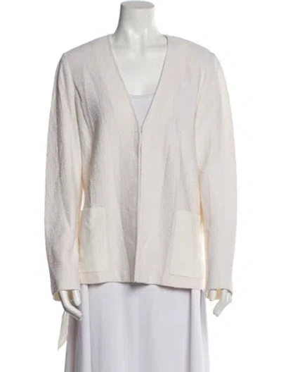 Pre-owned St John Evening Jacket In Neutral