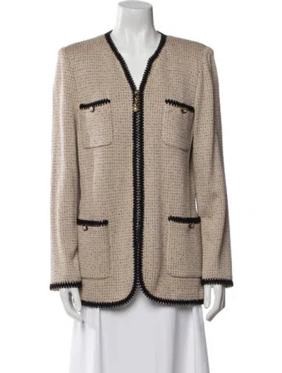 Pre-owned St John Evening Jacket In Neutral