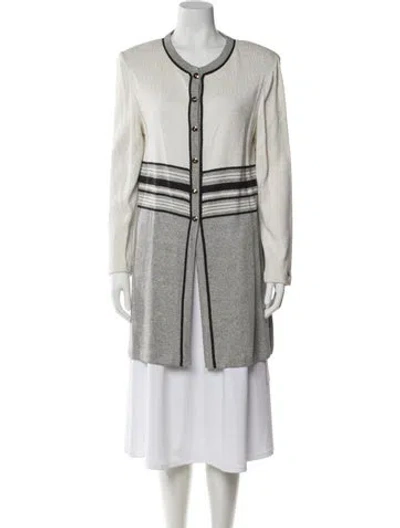 Pre-owned St John Evening Jacket In Neutral
