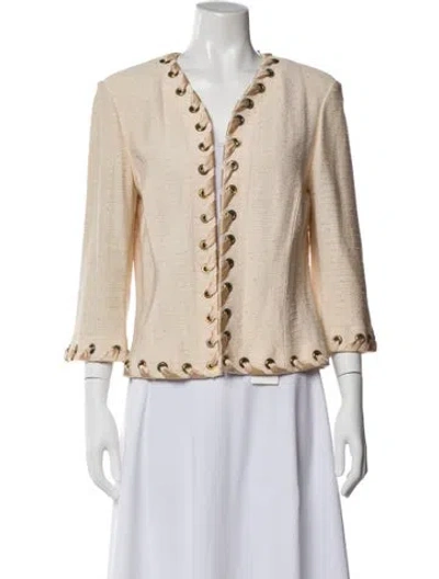 Pre-owned St John Evening Jacket In Neutral