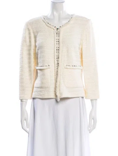 Pre-owned St John Evening Jacket In Neutral