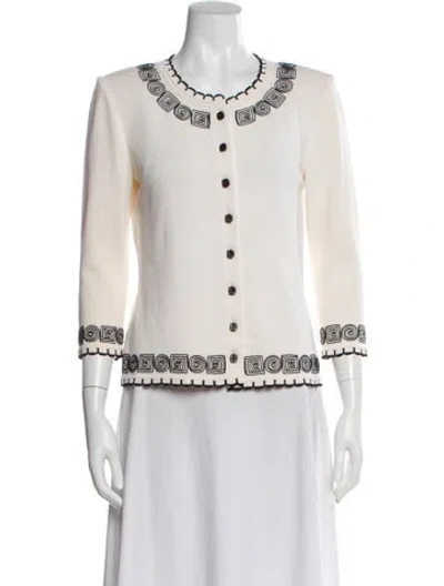 Pre-owned St John Evening Jacket In Neutral