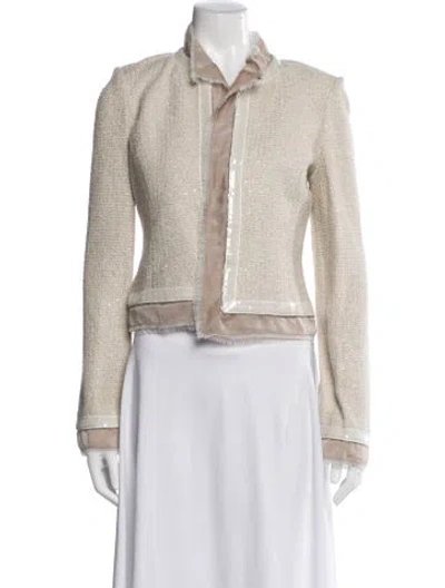 Pre-owned St John Evening Jacket In Neutral