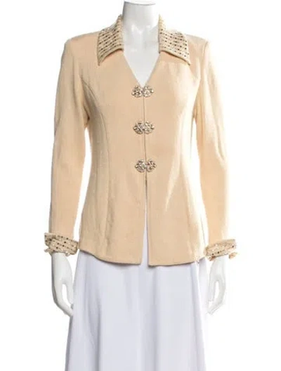 Pre-owned St John Evening Jacket In Neutrals