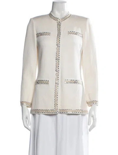 Pre-owned St John Evening Jacket In Neutrals