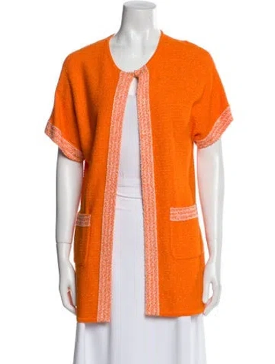 Pre-owned St John Evening Jacket In Orange