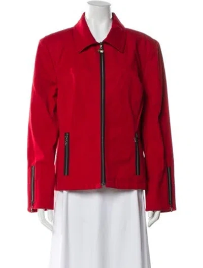 Pre-owned St John Evening Jacket In Orange