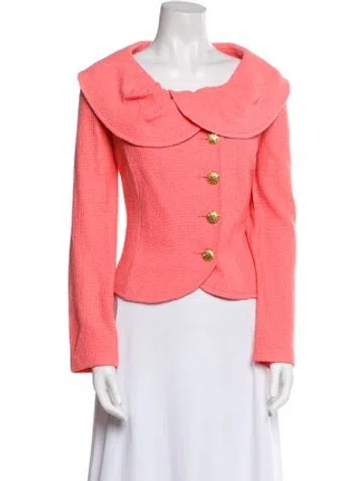 Pre-owned St John Evening Jacket In Pink