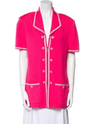 Pre-owned St John Evening Jacket In Pink